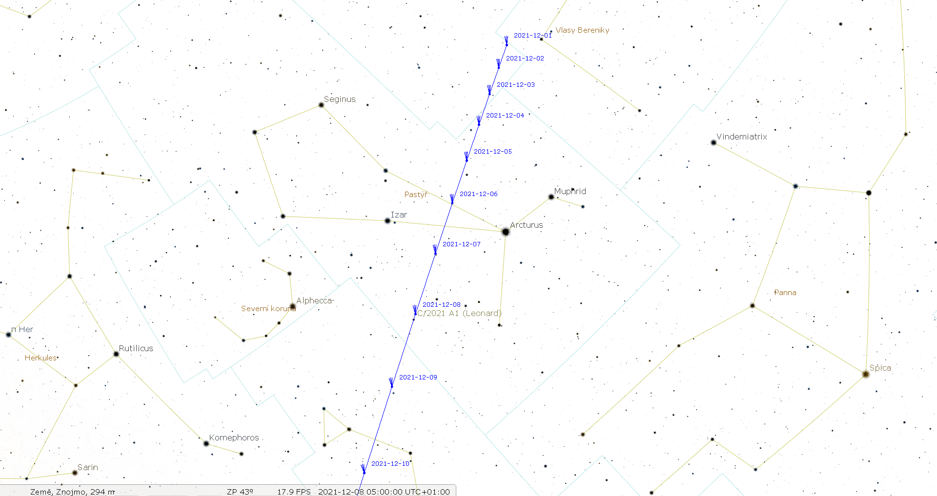 Kometa C2021A
